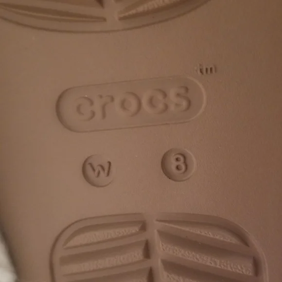 Crocs Tan Slide on Sandals - Picture 2 of 6